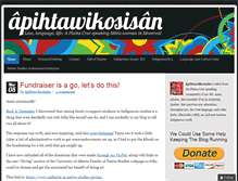 Tablet Screenshot of apihtawikosisan.com